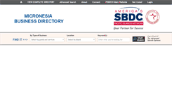 Desktop Screenshot of micronesiabusinessdirectory.com
